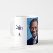 Herman Cain Kaffeetasse (Vorderseite Links)