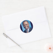 Herman Cain Runder Aufkleber (Umschlag)