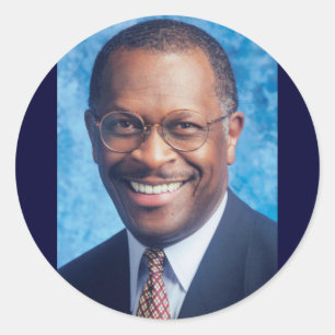 Herman Cain Runder Aufkleber