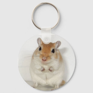 Herman der Gerbil-Schlüsselanhänger Schlüsselanhänger