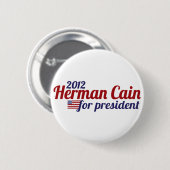 Herman Kain 2012 Button (Vorne & Hinten)