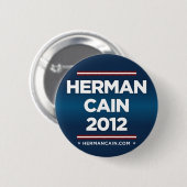 Herman Kain 2012 Button (Vorne & Hinten)