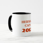 HERMAN KAIN 2012 TASSE (Vorderseite Links)