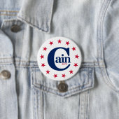 Herman Kain für Präsidenten 2012 3" Button (Beispiel)