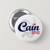 Herman Kain für Präsidenten 2012 "Geist DTOM" Button (Vorne & Hinten)