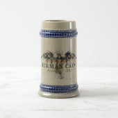 Herman Kain für Präsidenten Beer Stein Bierglas (Mittel)