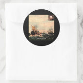 Herman Melville Call Me Ishmael Quote Runder Aufkleber (Tasche)