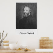 Herman Melville Large Art Print Poster (Küche)