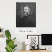 Herman Melville Large Art Print Poster (Heimbüro)
