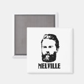 Herman Melville Magnet (Vorderseite/Rückseite)