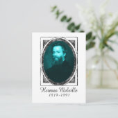 Herman Melville Postkarte (Stehend Vorderseite)