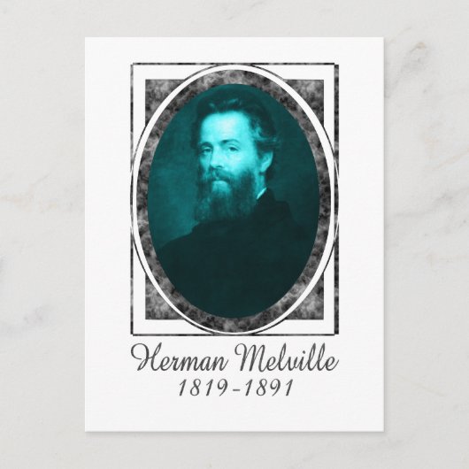 Herman Melville Postkarte (Vorderseite)