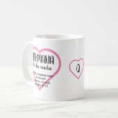 HERMANA DE OTRA MADRE Christliche BESTE FREUNDIN M Kaffeetasse (Vorderseite Links)