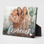 Hermanas Script Spanish Sisters Foto Fotoplatte (Seite)