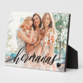 Hermanas Script Spanish Sisters Foto Fotoplatte (Seite)