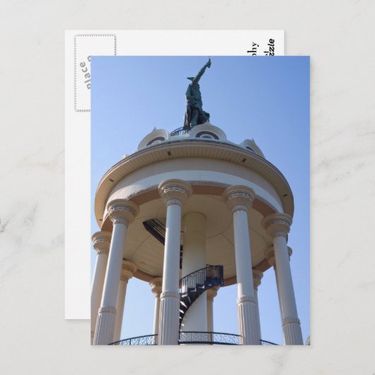 Hermann, das deutsche Denkmal Postkarte (Vorne/Hinten)