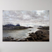 Hermann Eschke View von Svolvaer zum Store Molla Poster (Vorne)