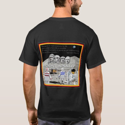 Hermann Oberth T-Shirt (Rückseite)