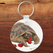 Hermann Tortoise und Strawberries Schlüsselanhänger (Vorderseite)