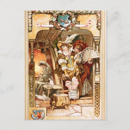 Hermann Vogel - Aschenputtel Postkarte (Vorderseite)