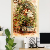 Hermann Vogel - Schlafschönheit Poster (Heimbüro)