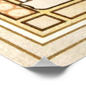 Hermann Vogel - Schneeweiß und Rose Rot Poster (Ecke)