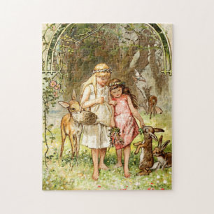 Hermann Vogel - Schneewittchen und Rosenrot Puzzle