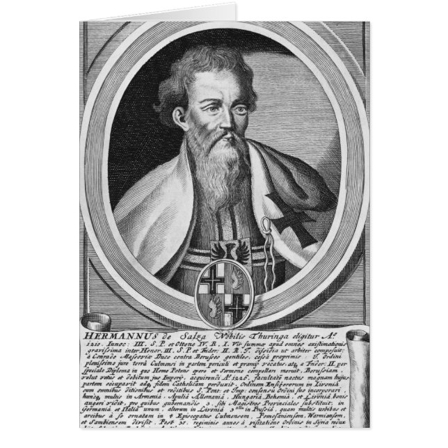 Hermann von Salza (Vorne)