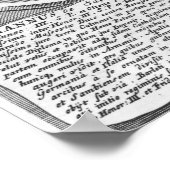 Hermann von Salza Poster (Ecke)