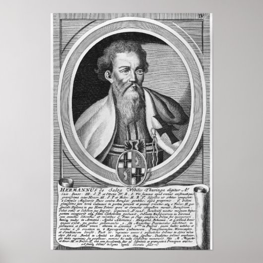 Hermann von Salza Poster (Vorne)