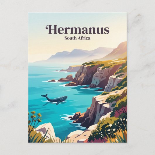 Hermanus Südafrika Postkarte (Vorderseite)