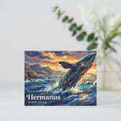 Hermanus Südafrika Postkarte (Stehend Vorderseite)