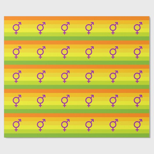 HERMAPHRODITE PRIDE GESCHENKPAPIER (Flach)