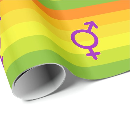HERMAPHRODITE PRIDE GESCHENKPAPIER (Rolleneckpunkt)