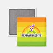 HERMAPHRODITE RAINBOW MAGNET (Vorderseite/Rückseite)