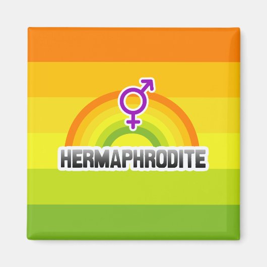 HERMAPHRODITE RAINBOW MAGNET (Vorne)
