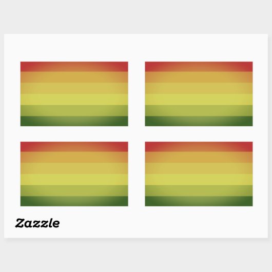 Hermaphrodite Rechteckiger Aufkleber (Blatt)