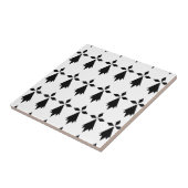 Hermelin Fahne die Bretagne Fliese (Seite)