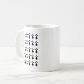 Hermelin Fahne die Bretagne Kaffeetasse (Vorderseite Links)