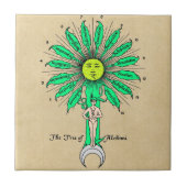 Hermes-Baum von Alchimie Fliese (Vorderseite)