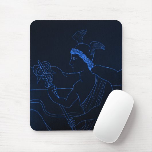 Hermes - Der Gesandte Gott Mousepad (Mit Mouse)