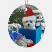 Hermes der Malteser Keramikornament (Links)