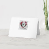 Hermes die Malteser Valentinenkarte Feiertagskarte (Rückseite)