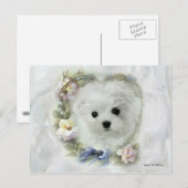 Hermes die Malteser Valentinenkarte Feiertagspostkarte (Vorne/Hinten)