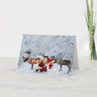 Hermes, die maltesische Weihnachtsgrüßkarte Feiertagskarte