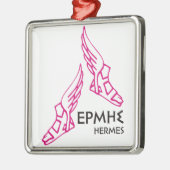 Hermes/Ermis - einer der 12 griechischen Götter Ornament Aus Metall (Links)