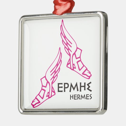 Hermes/Ermis - einer der 12 griechischen Götter Ornament Aus Metall (Links)