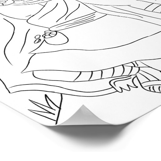 Hermes-Farbseite Poster (Ecke)