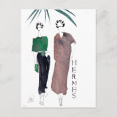 Hermes Fashion Postcard von PARISDREAMTIME Postkarte (Vorderseite)