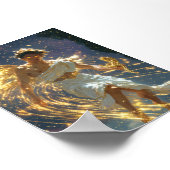 Hermes, Gesandter der Götter - Göttliche Geschwind Poster (Ecke)